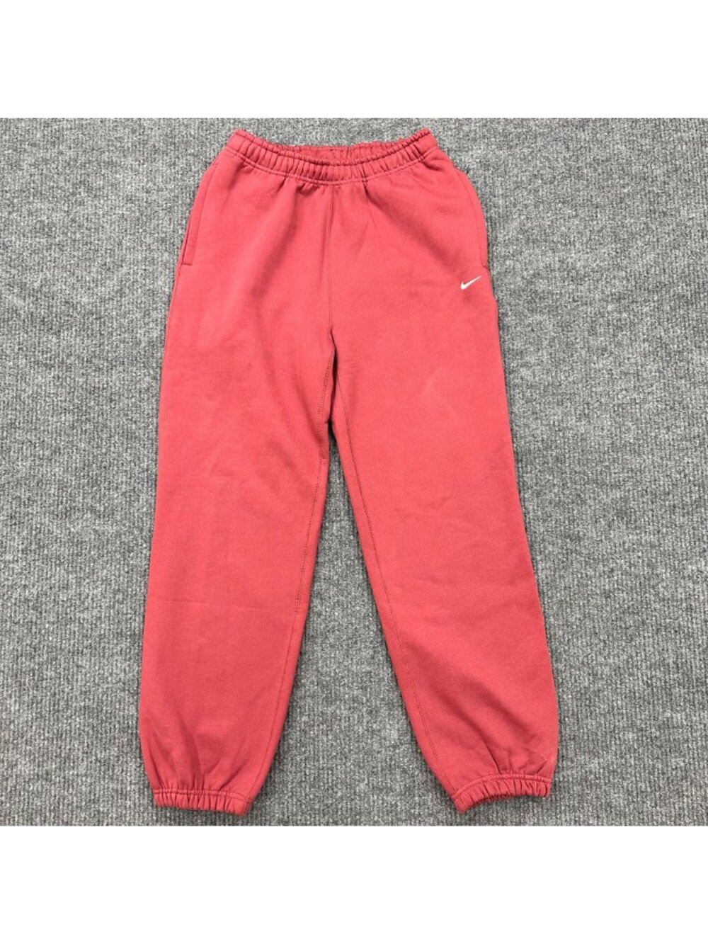 Nike Lab Solo Swoosh Fleece Pants Cuffed Sweatpants CW5565-661 Womens sz Medium